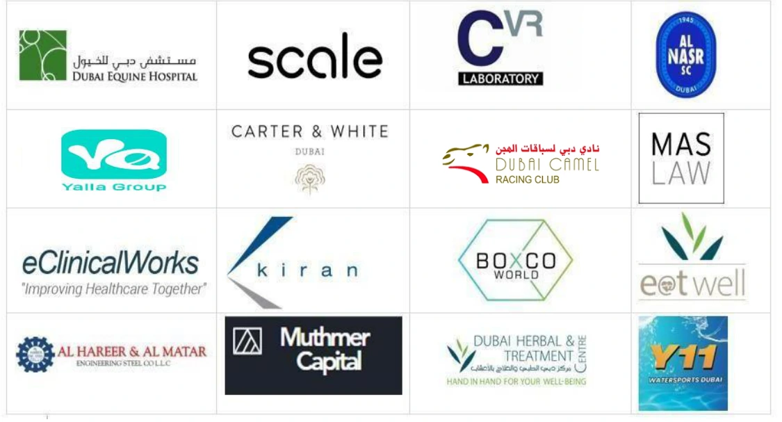 Key marquee client logos, board 1 of 4
