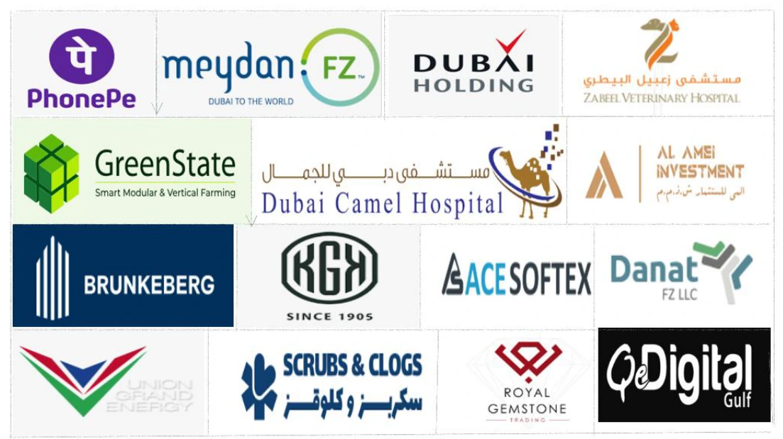 Key marquee client logos, board 2 of 4